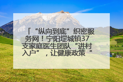 “纵向到底”织密服务网！宁阳堽城镇37支家庭医生团队“进村入户”，让健康政策“落地生根”