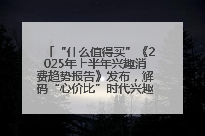 “什么值得买”《2025年上半年兴趣消费趋势报告》发布，解码“心价比”时代兴趣消费新范式