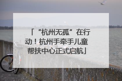 “杭州无孤”在行动！杭州手牵手儿童帮扶中心正式启航