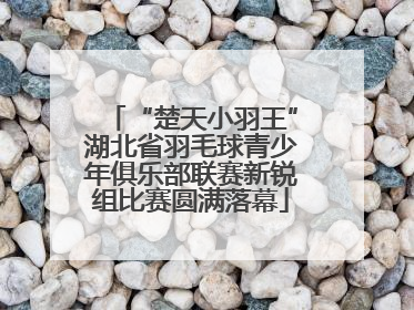“楚天小羽王”湖北省羽毛球青少年俱乐部联赛新锐组比赛圆满落幕