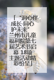 “润心伴成长·同心护未来” 兰州市儿童福利院第七届艺术节启幕 18项主题活动精彩纷呈