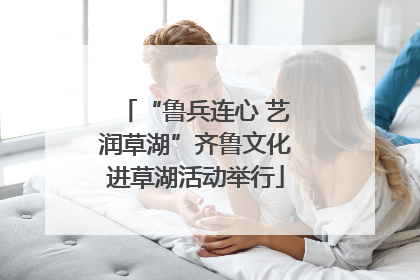 “鲁兵连心 艺润草湖”齐鲁文化进草湖活动举行
