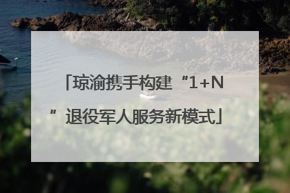 琼渝携手构建“1+N”退役军人服务新模式
