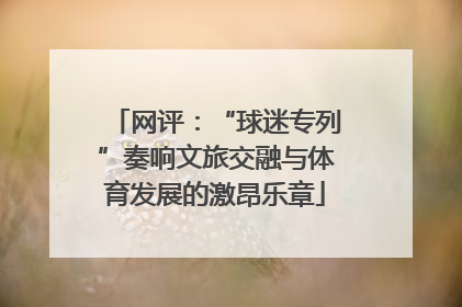 网评：“球迷专列”奏响文旅交融与体育发展的激昂乐章