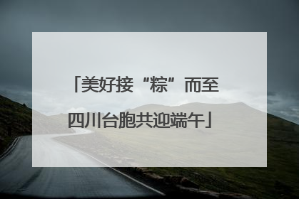 美好接“粽”而至 四川台胞共迎端午