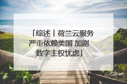 综述丨荷兰云服务严重依赖美国 加剧数字主权忧虑