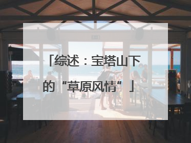 综述：宝塔山下的“草原风情”