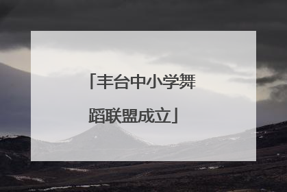 丰台中小学舞蹈联盟成立