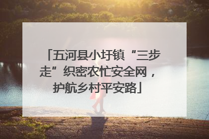 五河县小圩镇“三步走”织密农忙安全网，护航乡村平安路