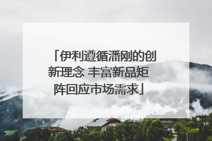 伊利遵循潘刚的创新理念 丰富新品矩阵回应市场需求