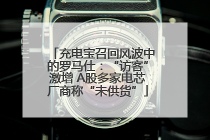 充电宝召回风波中的罗马仕：“访客”激增 A股多家电芯厂商称“未供货”