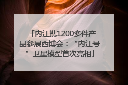 内江携1200多件产品参展西博会：“内江号”卫星模型首次亮相