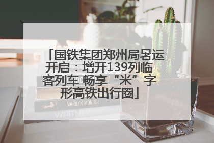 国铁集团郑州局暑运开启：增开139列临客列车 畅享“米”字形高铁出行圈
