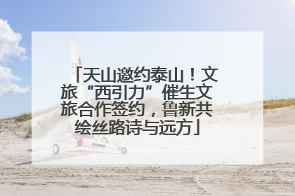 天山邀约泰山！文旅“西引力”催生文旅合作签约，鲁新共绘丝路诗与远方