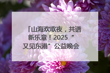 山海欢歌夜，共谱新乐章！2025“又见东港”公益晚会奏响文旅强音