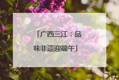 广西三江：品味非遗迎端午