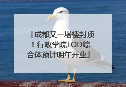 成都又一塔楼封顶！行政学院TOD综合体预计明年开业