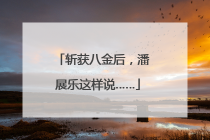 斩获八金后，潘展乐这样说……