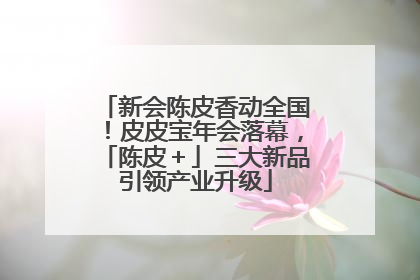 新会陈皮香动全国！皮皮宝年会落幕，「陈皮＋」三大新品引领产业升级