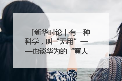 新华时论｜有一种科学，叫“无用”——也谈华为的“黄大年茶思屋”
