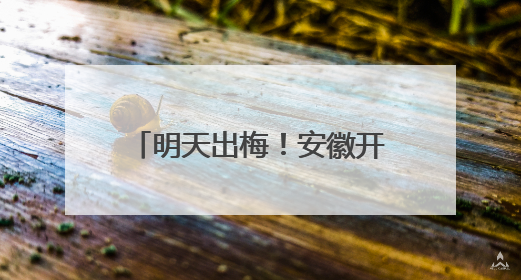 明天出梅！安徽开启“晴热高温”模式：局部超过39℃