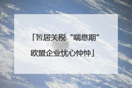暂居关税“喘息期” 欧盟企业忧心忡忡