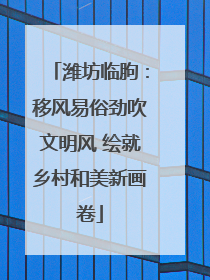 潍坊临朐：移风易俗劲吹文明风 绘就乡村和美新画卷