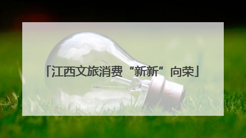 江西文旅消费“新新”向荣