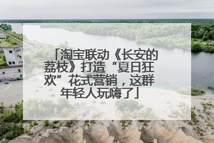 淘宝联动《长安的荔枝》打造“夏日狂欢”花式营销，这群年轻人玩嗨了