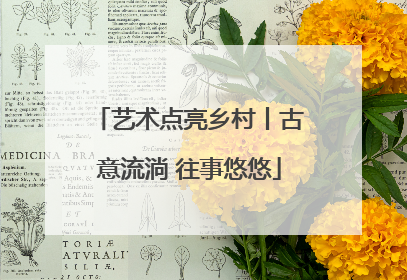艺术点亮乡村丨古意流淌 往事悠悠