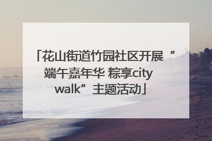 花山街道竹园社区开展“端午嘉年华 粽享city walk”主题活动