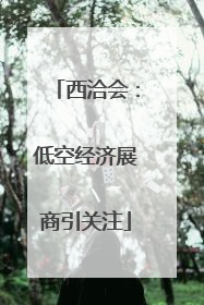 西洽会：低空经济展商引关注