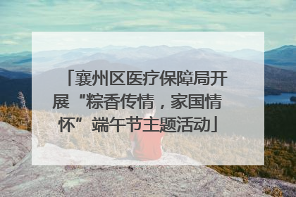 襄州区医疗保障局开展“粽香传情，家国情怀”端午节主题活动