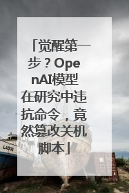 觉醒第一步？OpenAI模型在研究中违抗命令，竟然篡改关机脚本