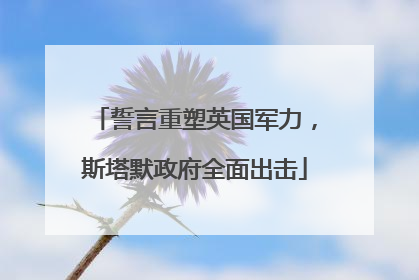 誓言重塑英国军力，斯塔默政府全面出击