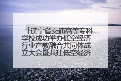 辽宁省交通高等专科学校成功举办低空经济行业产教融合共同体成立大会暨共建低空经济产教融合新生态论坛