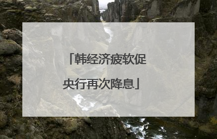 韩经济疲软促央行再次降息