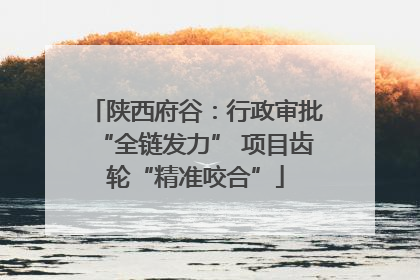 陕西府谷：行政审批“全链发力” 项目齿轮“精准咬合”
