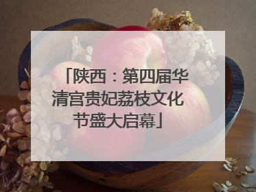 陕西：第四届华清宫贵妃荔枝文化节盛大启幕