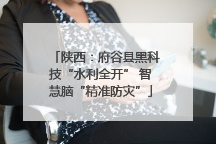 陕西：府谷县黑科技“水利全开” 智慧脑“精准防灾”