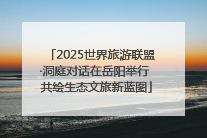 2025世界旅游联盟·洞庭对话在岳阳举行 共绘生态文旅新蓝图
