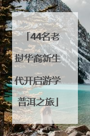 44名老挝华裔新生代开启游学普洱之旅