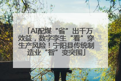AI配煤“省”出千万效益，数字孪生“看”穿生产风险！宁阳县传统制造业“智”变突围