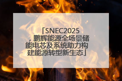 SNEC2025，鹏辉能源全场景储能电芯及系统助力构建能源转型新生态